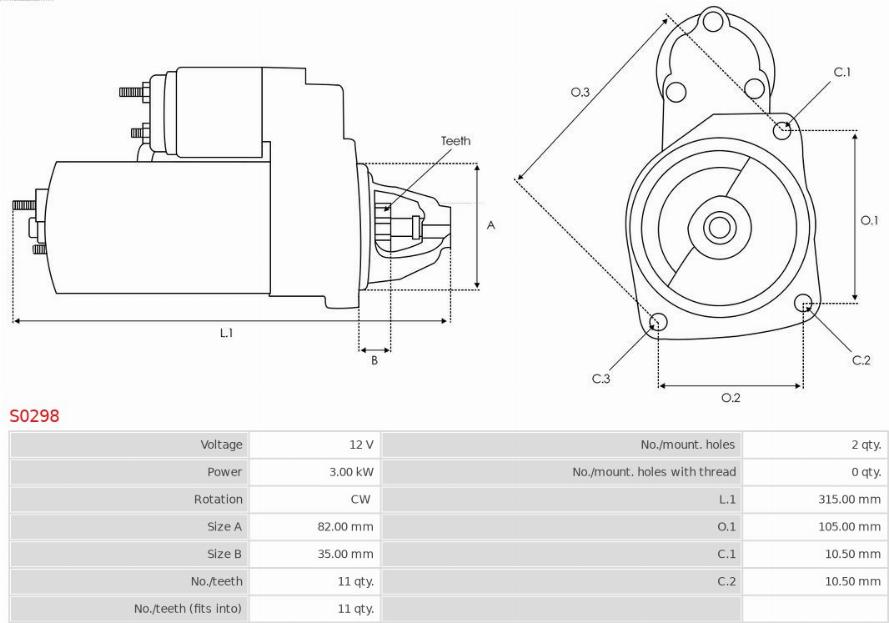 AS-PL S0298 - Starter www.molydon.hr