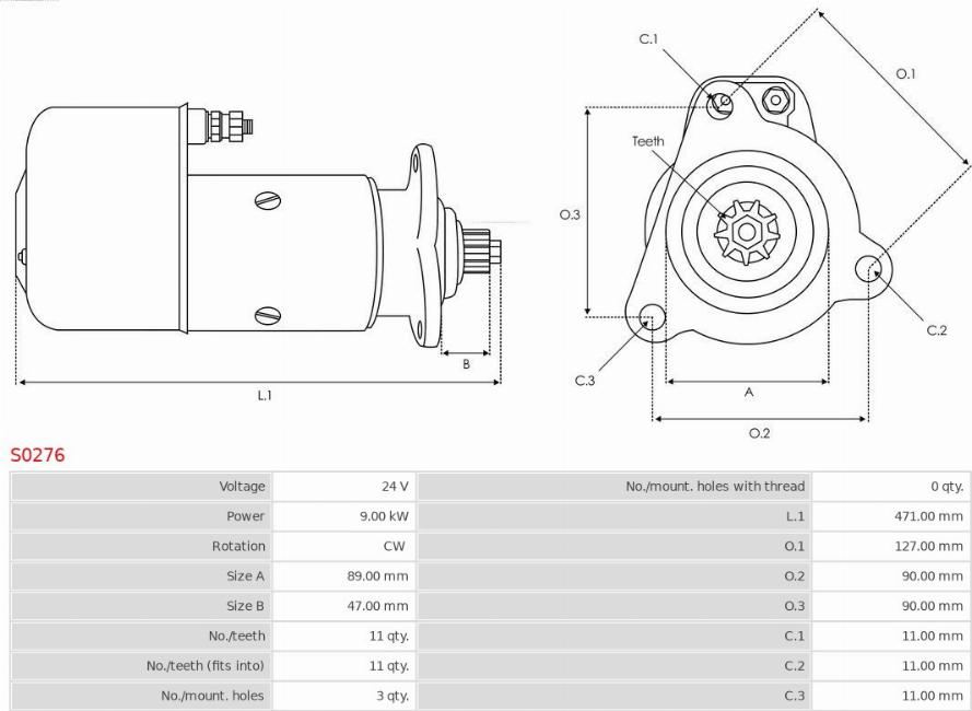 AS-PL S0276 - Starter www.molydon.hr