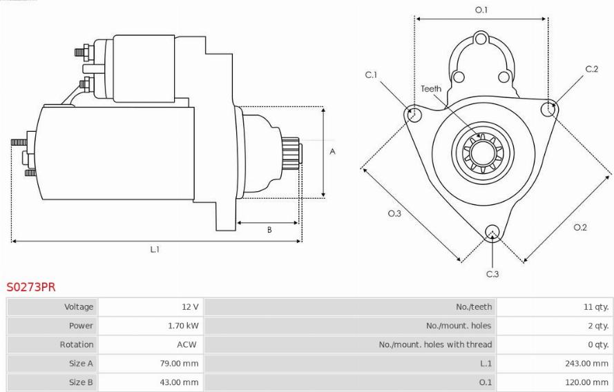 AS-PL S0273PR - Starter www.molydon.hr