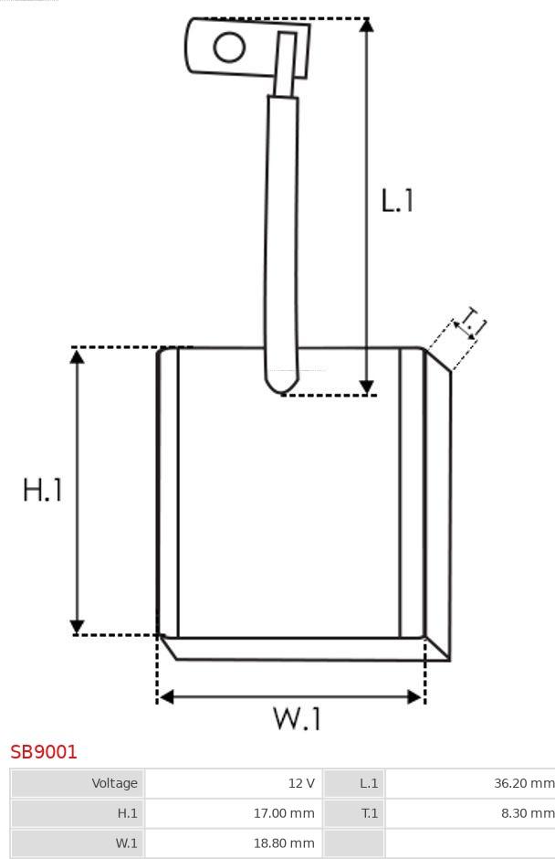 AS-PL SB9001 - Ugljena četkica, anlaser www.molydon.hr