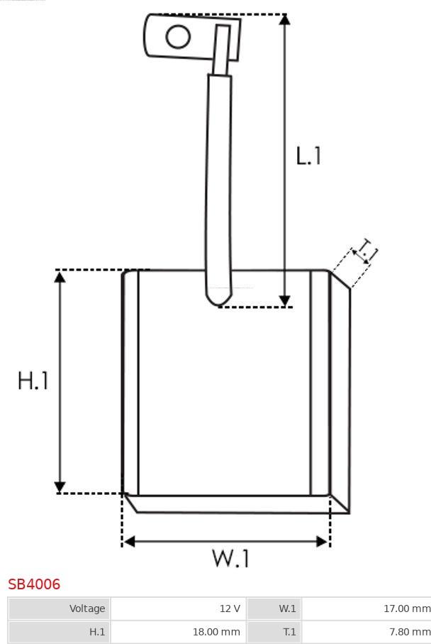 AS-PL SB4006 - Ugljena četkica, anlaser www.molydon.hr