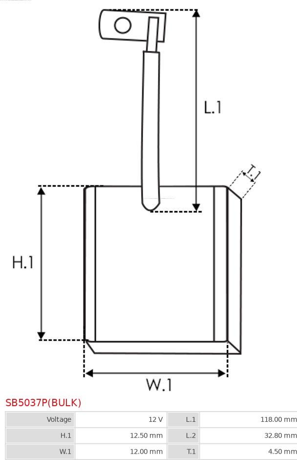 AS-PL SB5037P(BULK) - Ugljena četkica, anlaser www.molydon.hr