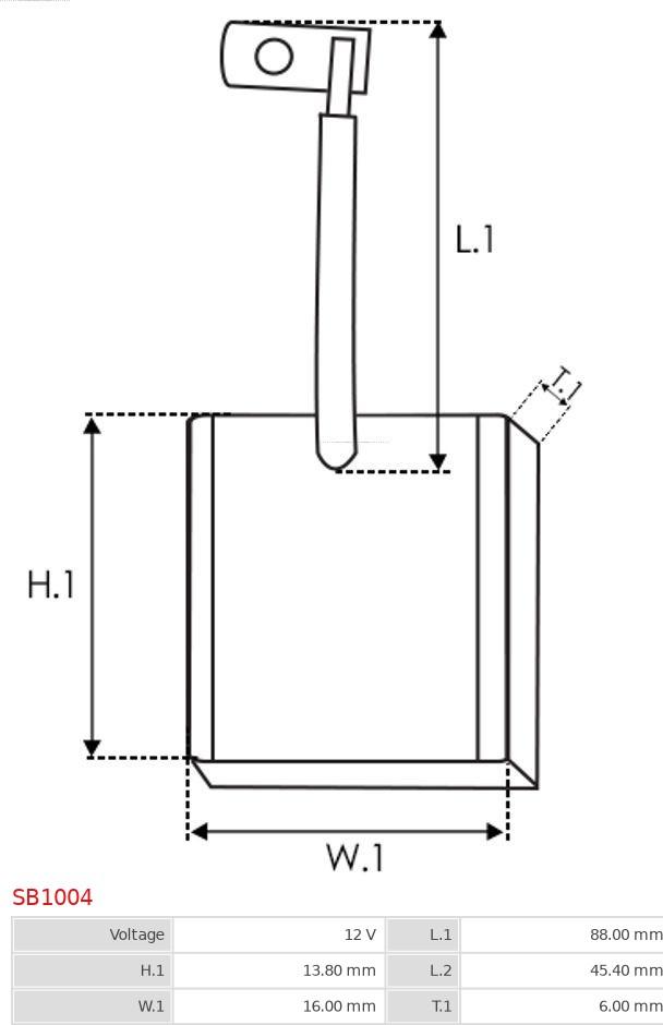 AS-PL SB1004 - Ugljena četkica, anlaser www.molydon.hr