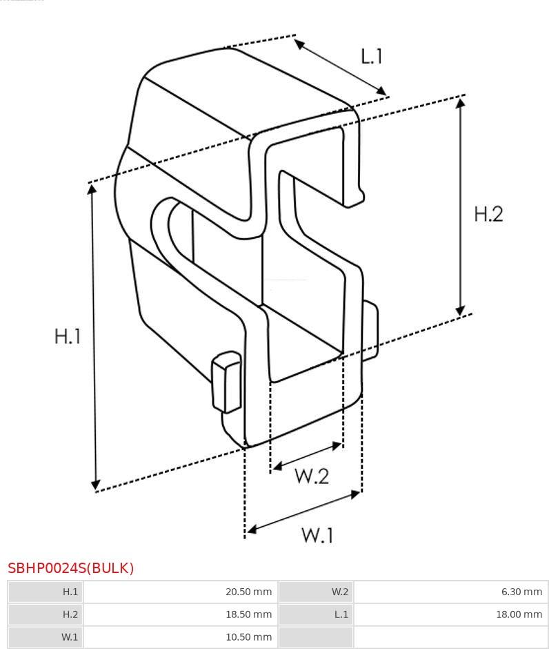 AS-PL SBHP0024S(BULK) - Set za popravak, starter www.molydon.hr