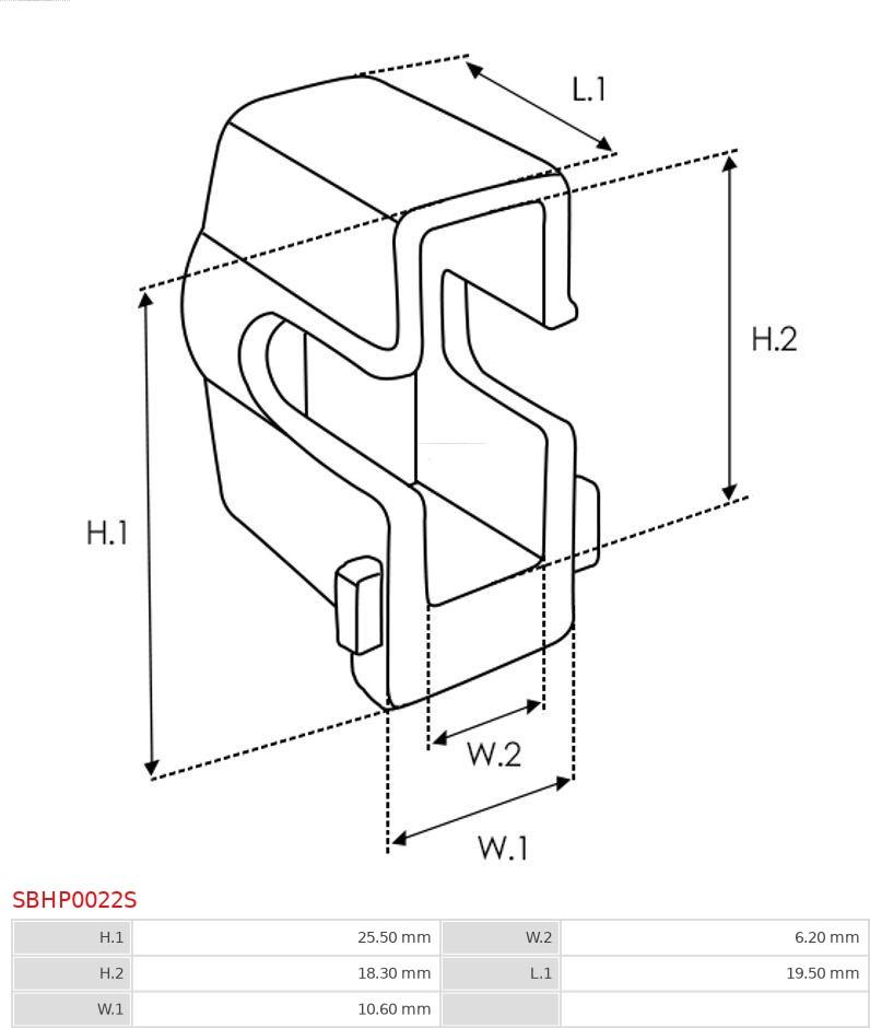 AS-PL SBHP0022S - Set za popravak, starter www.molydon.hr