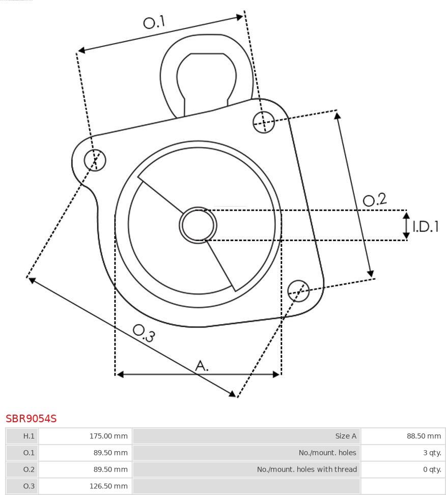 AS-PL SBR9054S - Poklopac startera, karburator www.molydon.hr