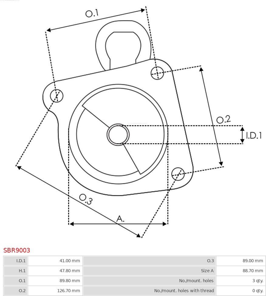 AS-PL SBR9003 - Poklopac startera, karburator www.molydon.hr