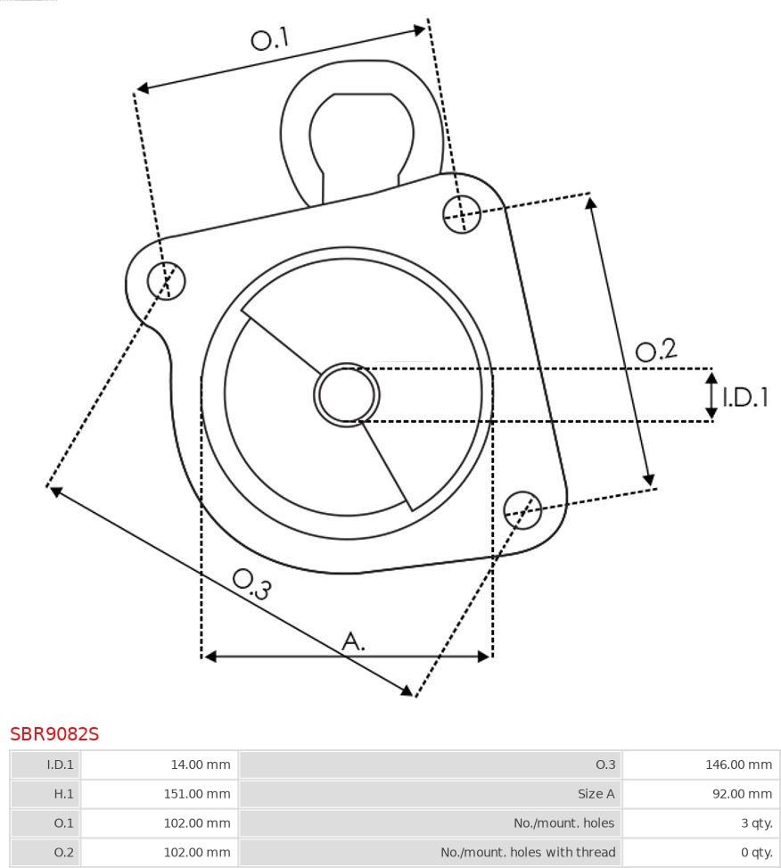 AS-PL SBR9082S - Poklopac startera, karburator www.molydon.hr