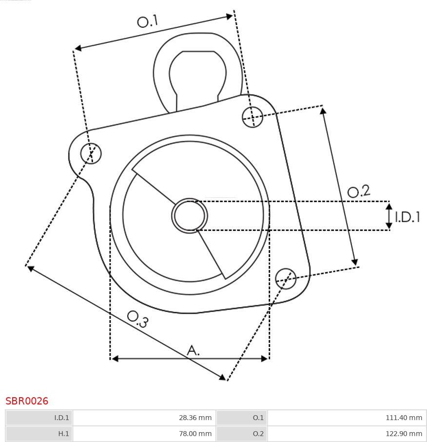 AS-PL SBR0026 - Poklopac startera, karburator www.molydon.hr