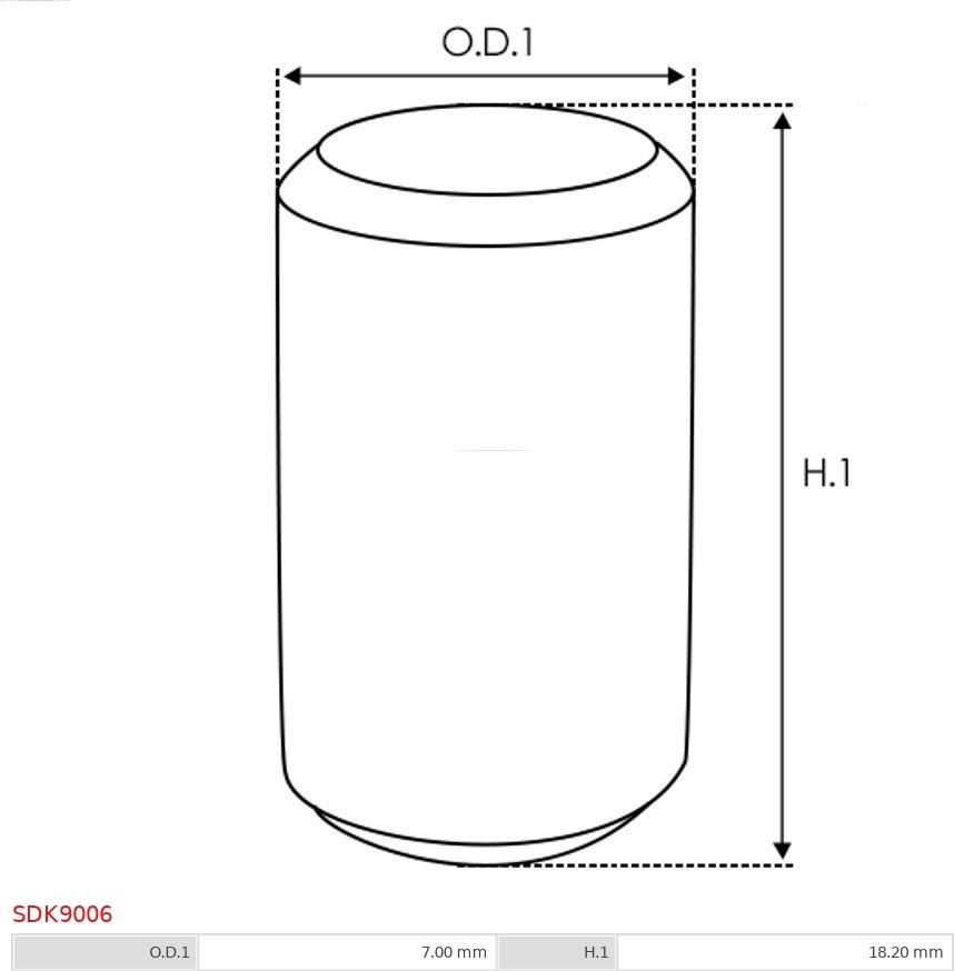 AS-PL SDK9006 - Set za popravak, starter www.molydon.hr