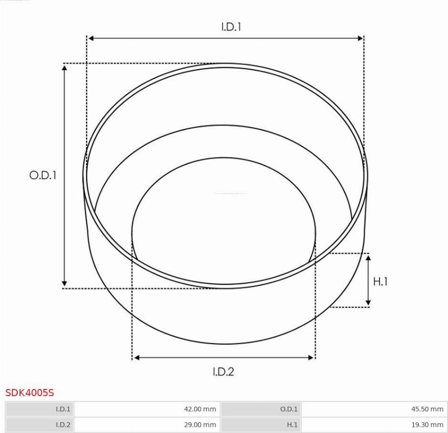 AS-PL SDK4005S - Set za popravak, starter www.molydon.hr