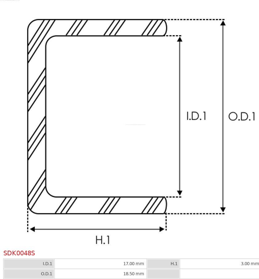 AS-PL SDK0048S - Set za popravak, starter www.molydon.hr