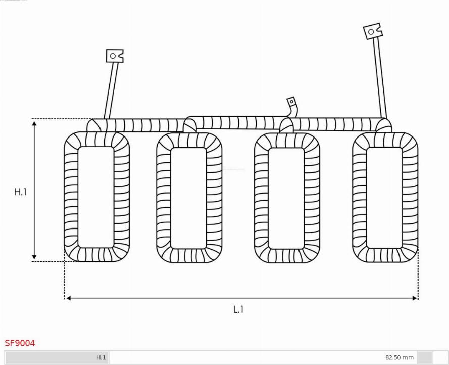 AS-PL SF9004 - Pobudni namotaj, starter www.molydon.hr