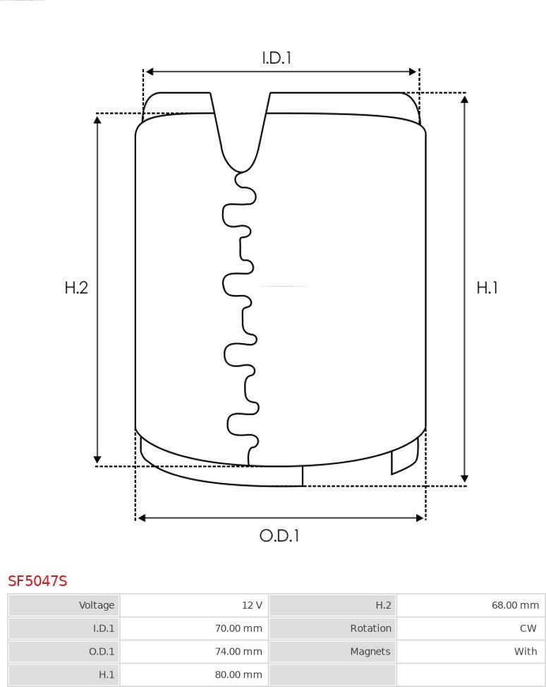 AS-PL SF5047S - Pobudni namotaj, starter www.molydon.hr