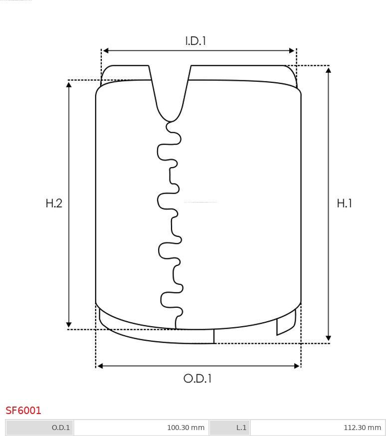 AS-PL SF6001 - Pobudni namotaj, starter www.molydon.hr