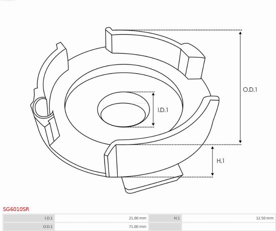 AS-PL SG6010SR - Set za popravak, starter www.molydon.hr