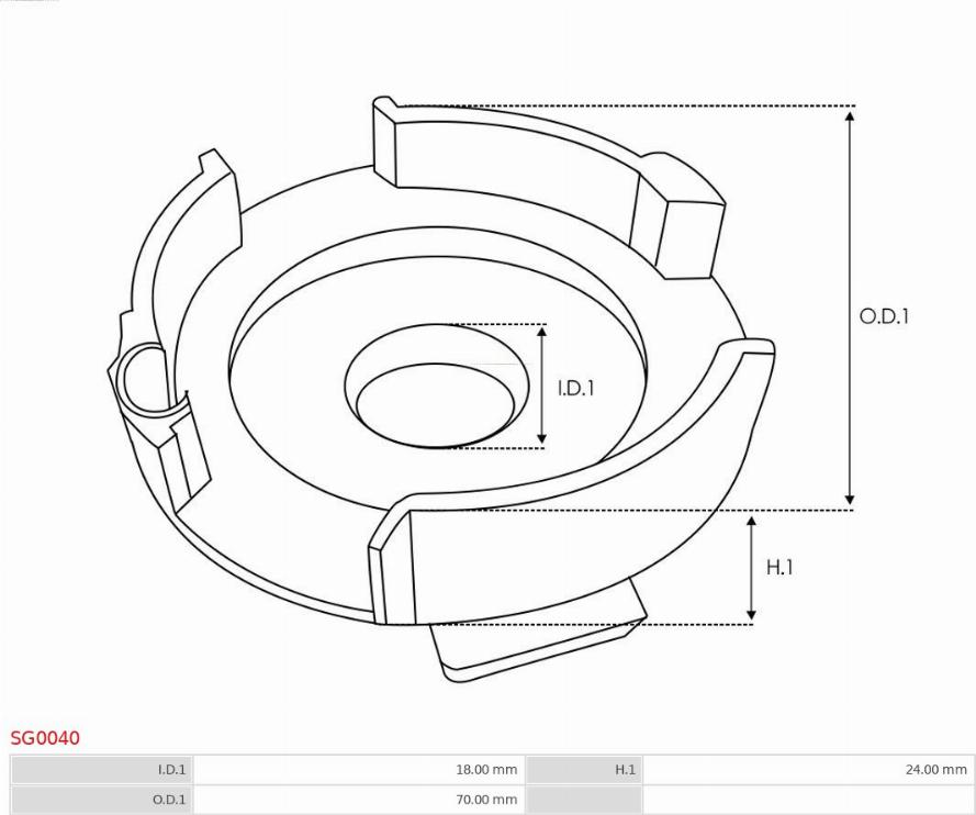 AS-PL SG0040 - Set za popravak, starter www.molydon.hr