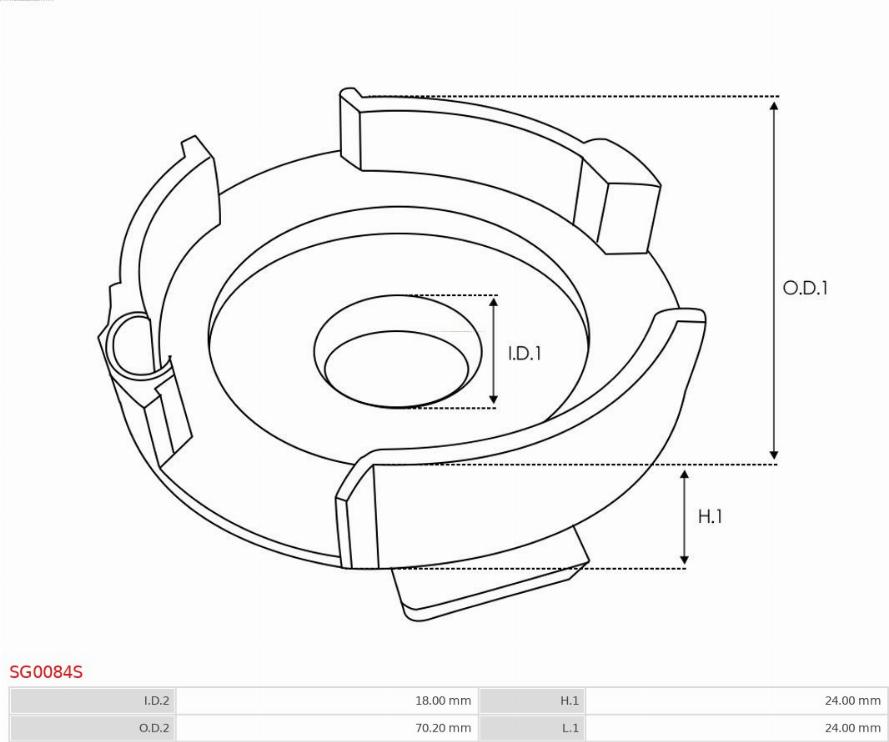 AS-PL SG0084S - Set za popravak, starter www.molydon.hr