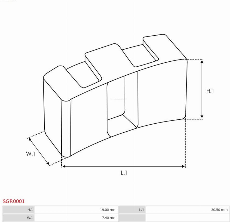 AS-PL SGR0001 - Set za popravak, starter www.molydon.hr