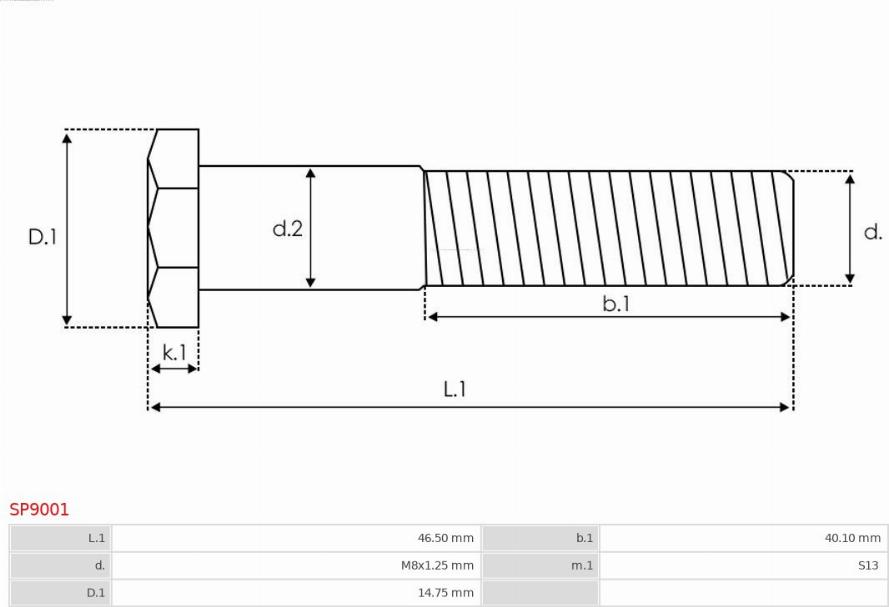 AS-PL SP9001 - Set za popravak, starter www.molydon.hr