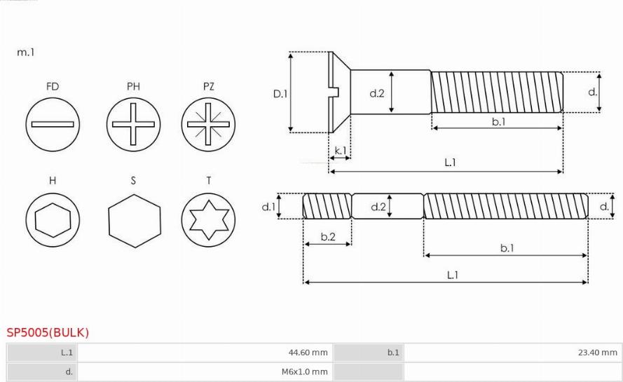 AS-PL SP5005(BULK) - Set za popravak, alternator www.molydon.hr