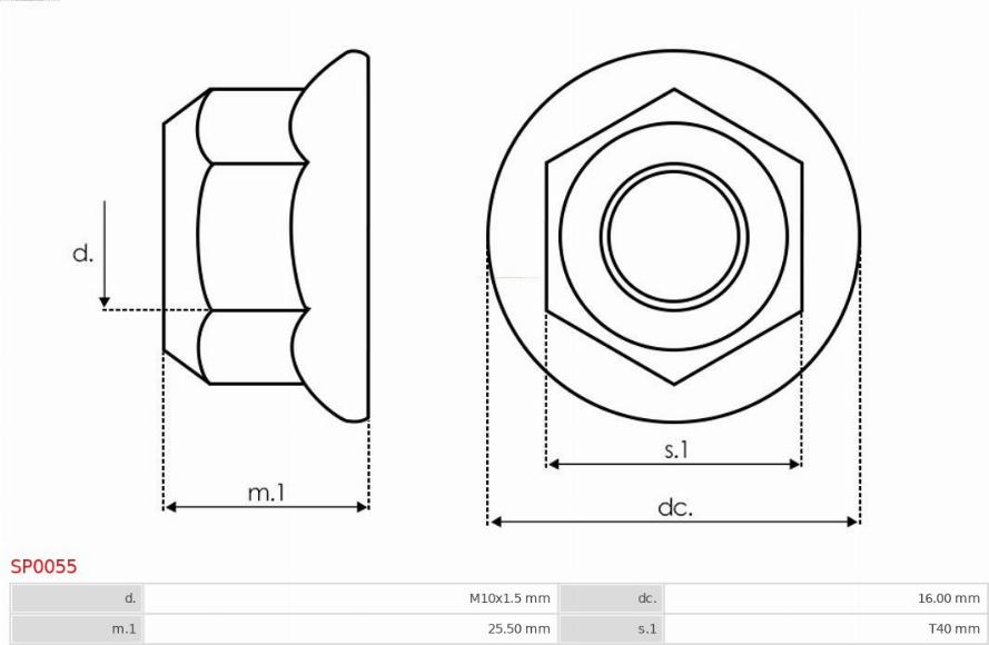 AS-PL SP0055 - Set za popravak, alternator www.molydon.hr