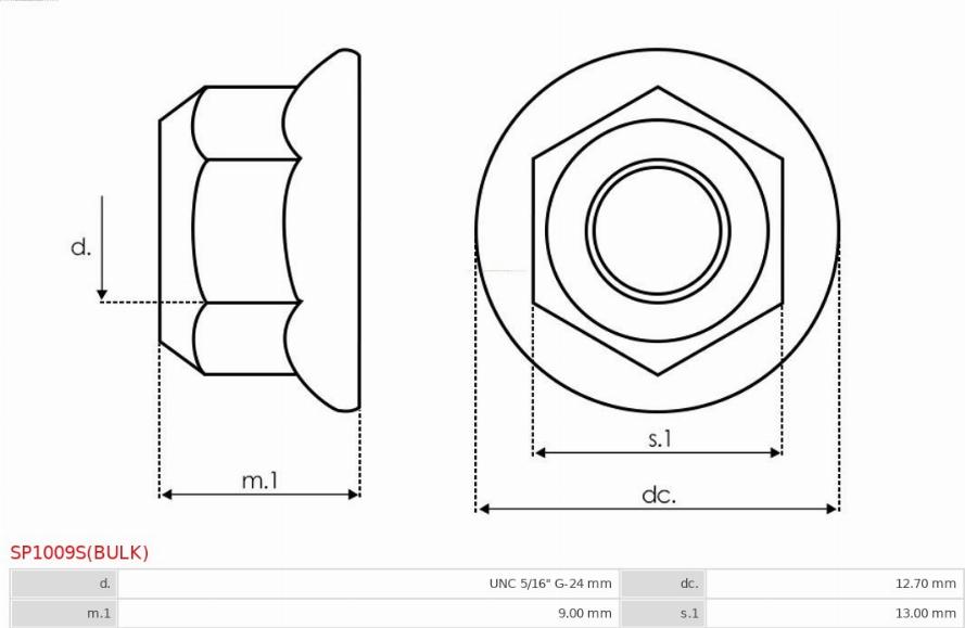 AS-PL SP1009S(BULK) - Set za popravak, alternator www.molydon.hr