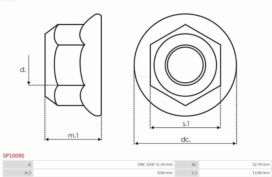 AS-PL SP1009S - Set za popravak, alternator www.molydon.hr