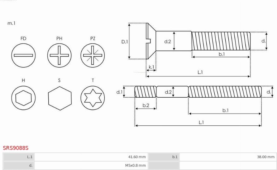 AS-PL SRS9088S - Set za popravak, alternator www.molydon.hr