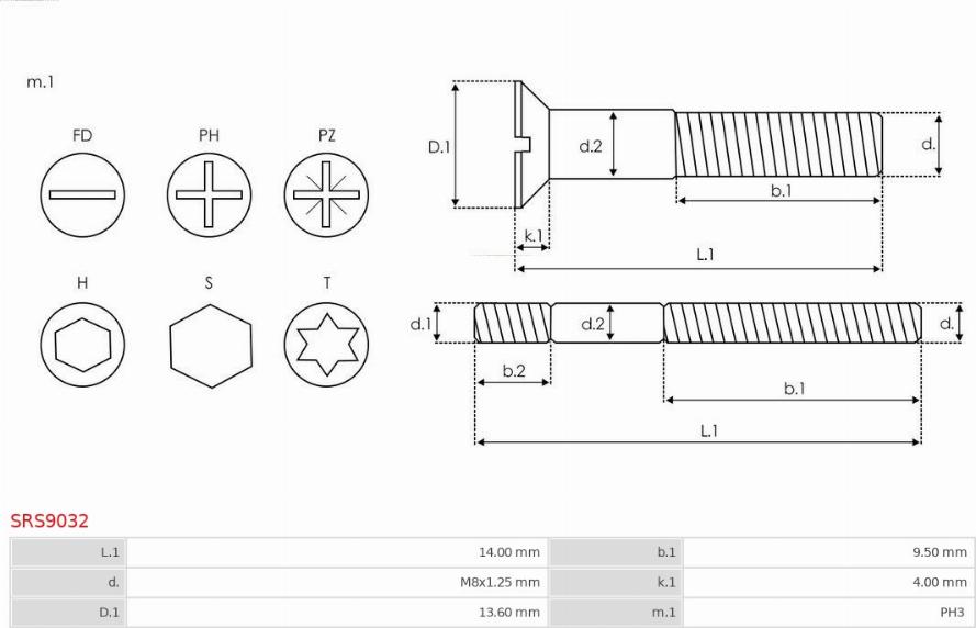 AS-PL SRS9032 - Set za popravak, alternator www.molydon.hr