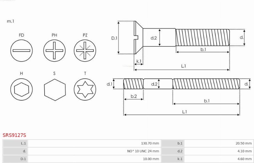 AS-PL SRS9127S - Set za popravak, alternator www.molydon.hr