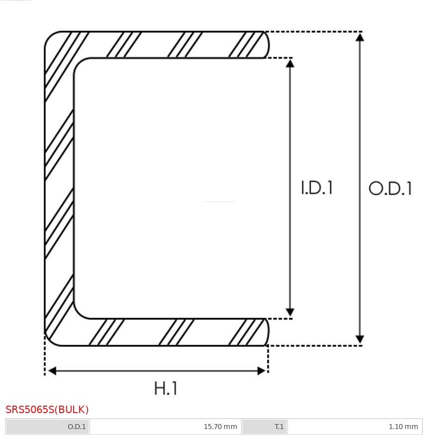 AS-PL SRS5065S(BULK) - Set za popravak, starter www.molydon.hr