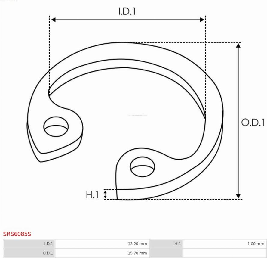 AS-PL SRS6085S - Set za popravak, starter www.molydon.hr