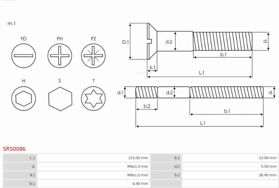 AS-PL SRS0086 - Set za popravak, alternator www.molydon.hr