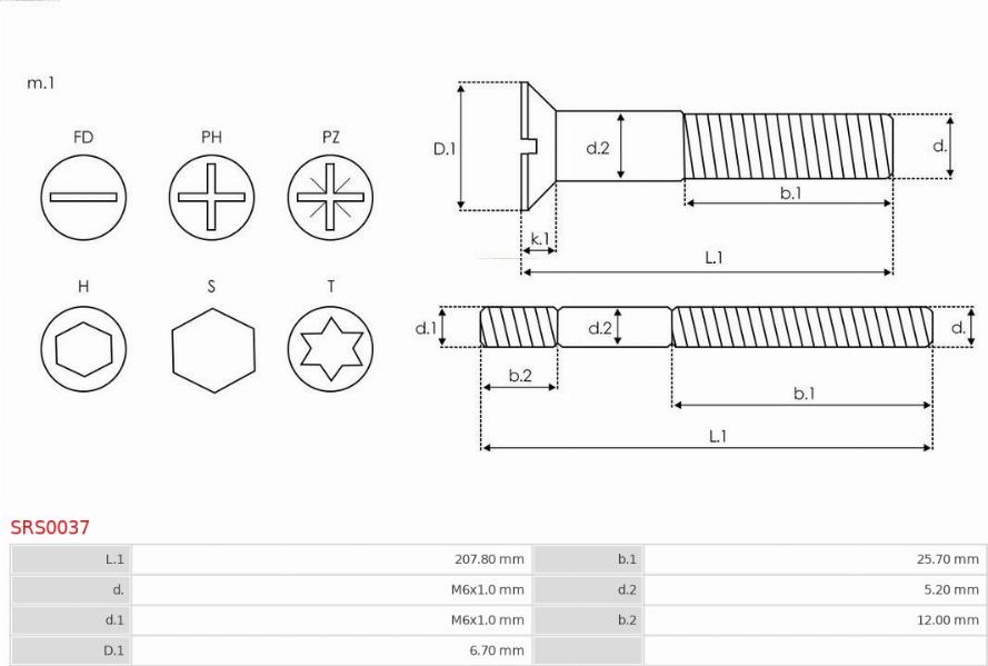 AS-PL SRS0037 - Set za popravak, alternator www.molydon.hr