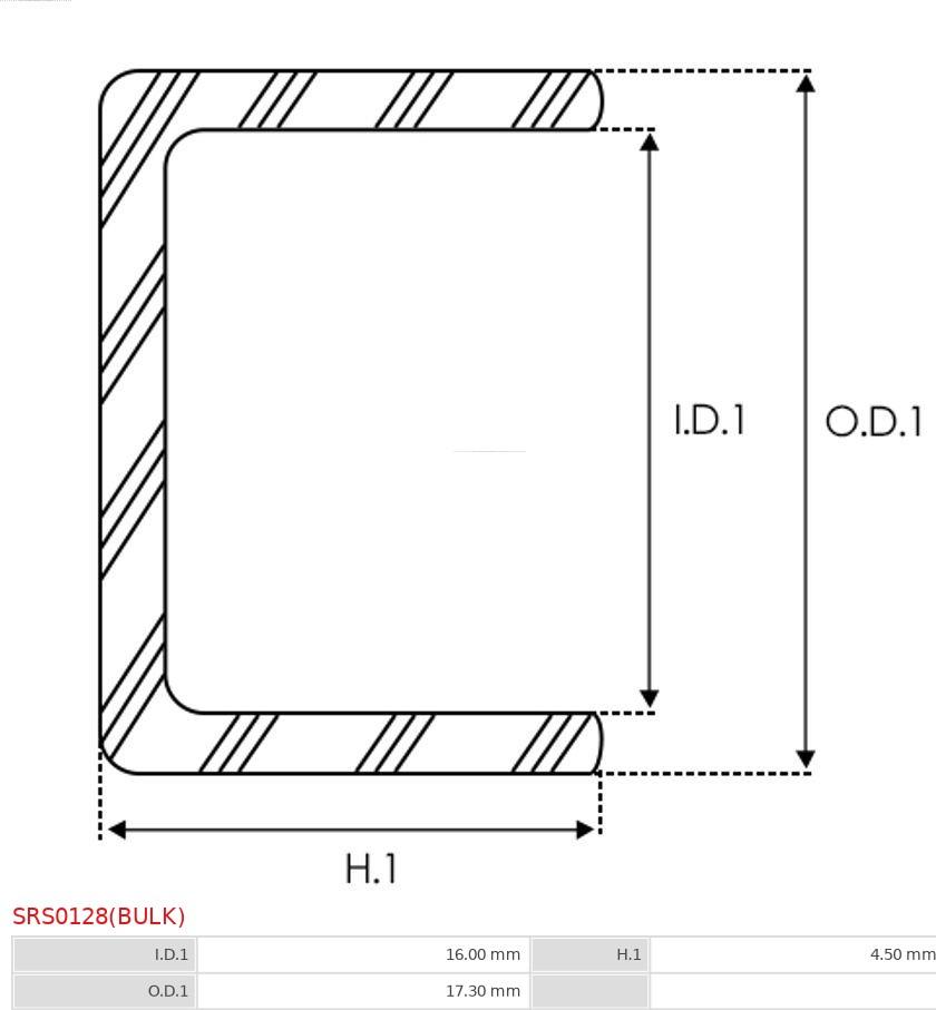 AS-PL SRS0128(BULK) - Set za popravak, starter www.molydon.hr