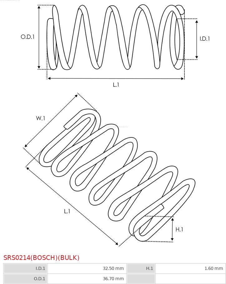 AS-PL SRS0214(BOSCH)(BULK) - Set za popravak, starter www.molydon.hr