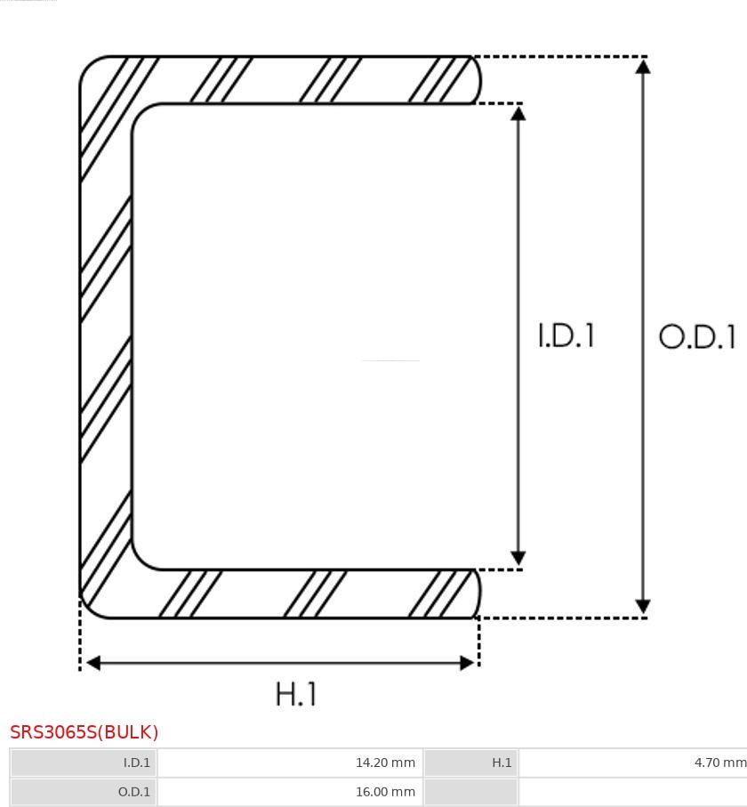 AS-PL SRS3065S(BULK) - Set za popravak, starter www.molydon.hr