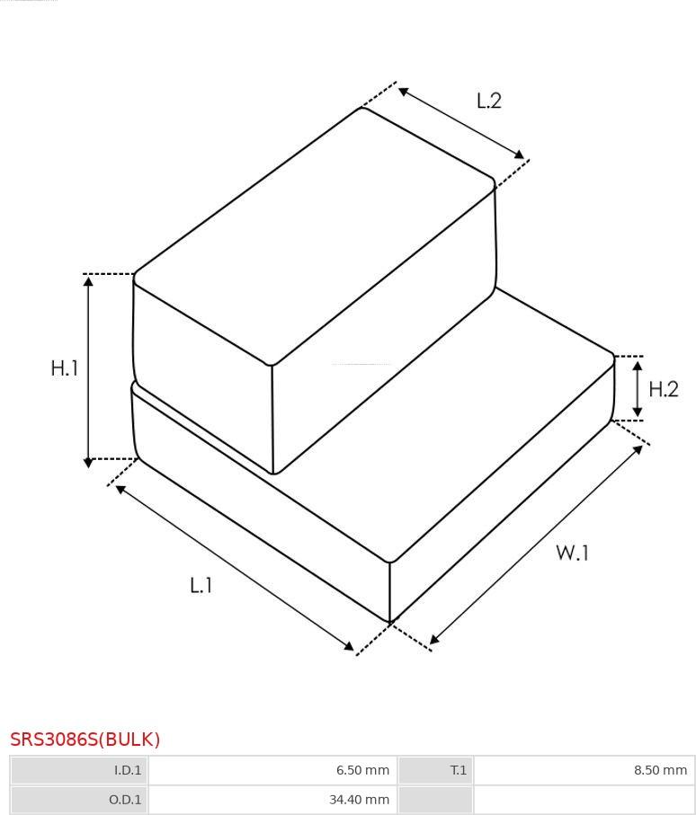 AS-PL SRS3086S(BULK) - Set za popravak, starter www.molydon.hr