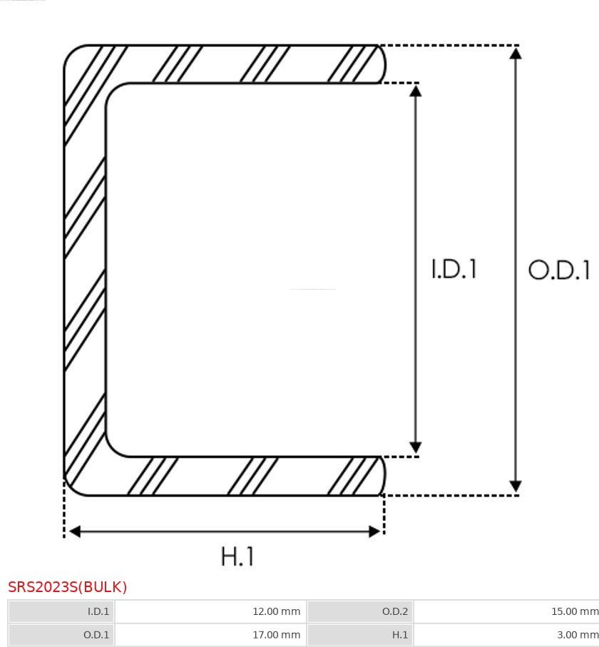 AS-PL SRS2023S(BULK) - Set za popravak, starter www.molydon.hr