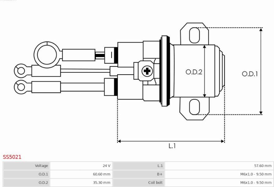 AS-PL SS5021 - Elektromagnetni Prekidač, starter www.molydon.hr