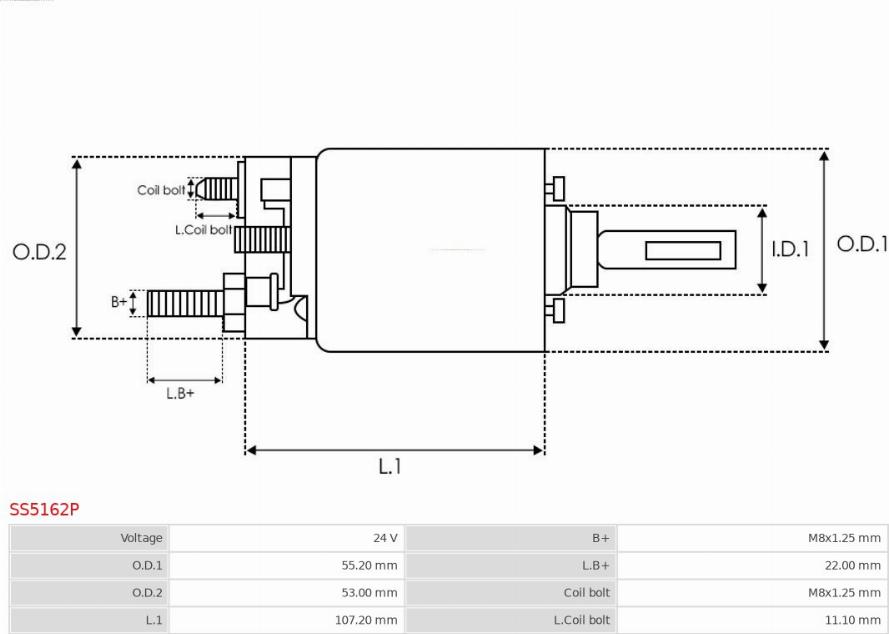 AS-PL SS5162P - Elektromagnetni Prekidač, starter www.molydon.hr