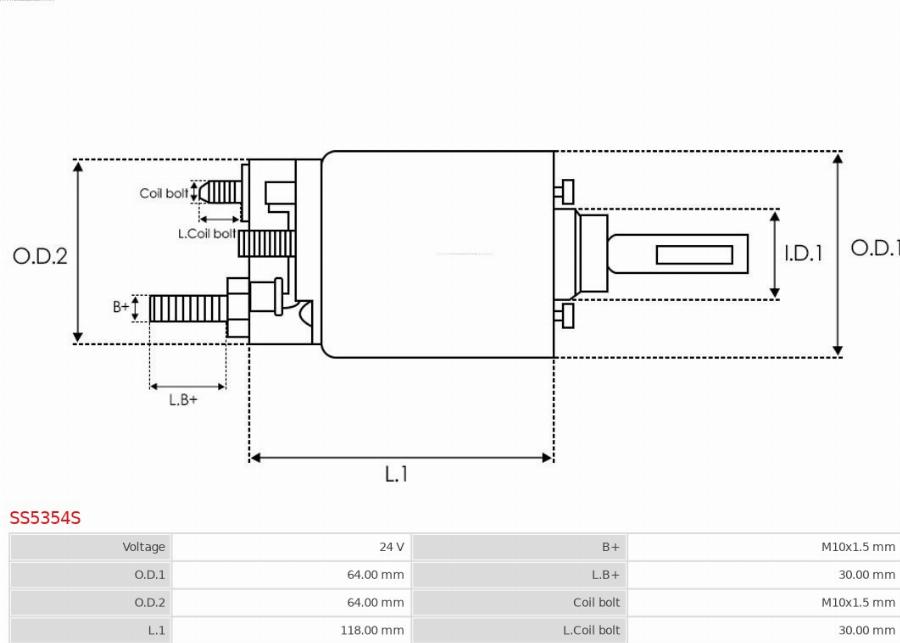 AS-PL SS5354S - Elektromagnetni Prekidač, starter www.molydon.hr