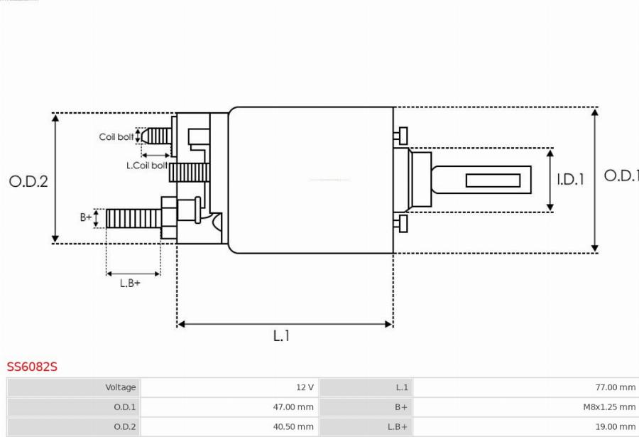 AS-PL SS6082S - Elektromagnetni Prekidač, starter www.molydon.hr