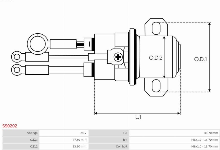 AS-PL SS0202 - Elektromagnetni Prekidač, starter www.molydon.hr