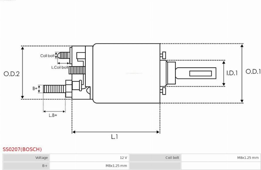 AS-PL SS0207(BOSCH) - Elektromagnetni Prekidač, starter www.molydon.hr