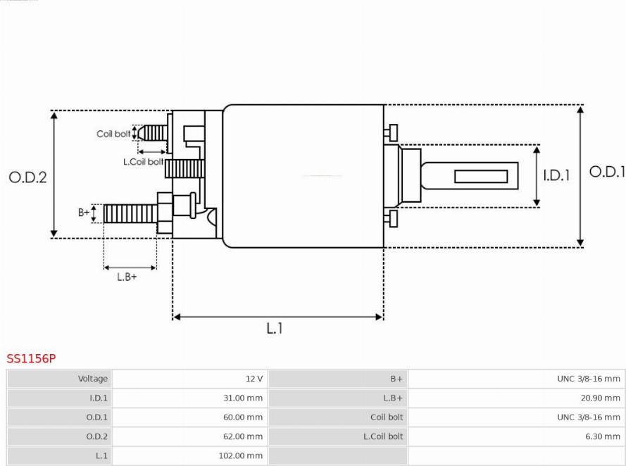 AS-PL SS1156P - Elektromagnetni Prekidač, starter www.molydon.hr