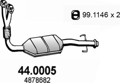 ASSO 44.0005 - Katalizator www.molydon.hr