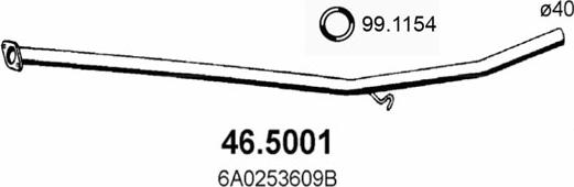 ASSO 46.5001 - Ispušna cijev www.molydon.hr