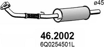 ASSO 46.2002 - Prednji Ispušni lonac www.molydon.hr